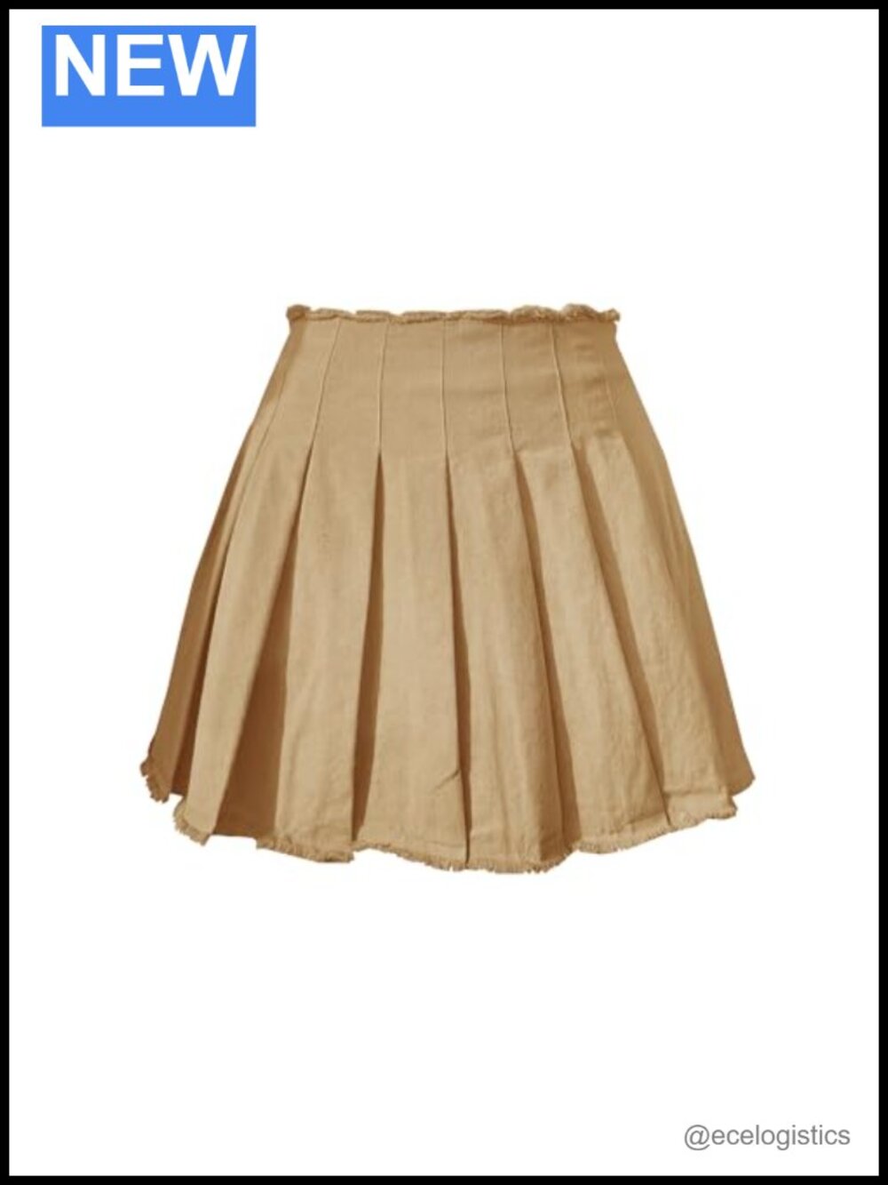 High Waist Pleated A-Line Mini Tennis Skirt with Built-In Shorts